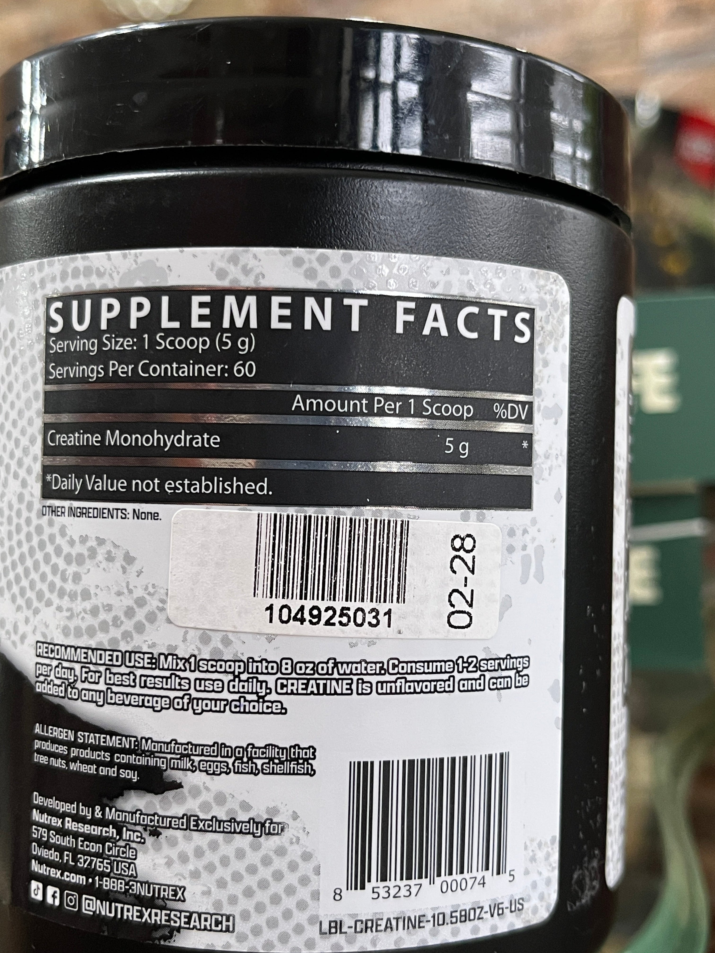 Creatina Nutrex (300g)