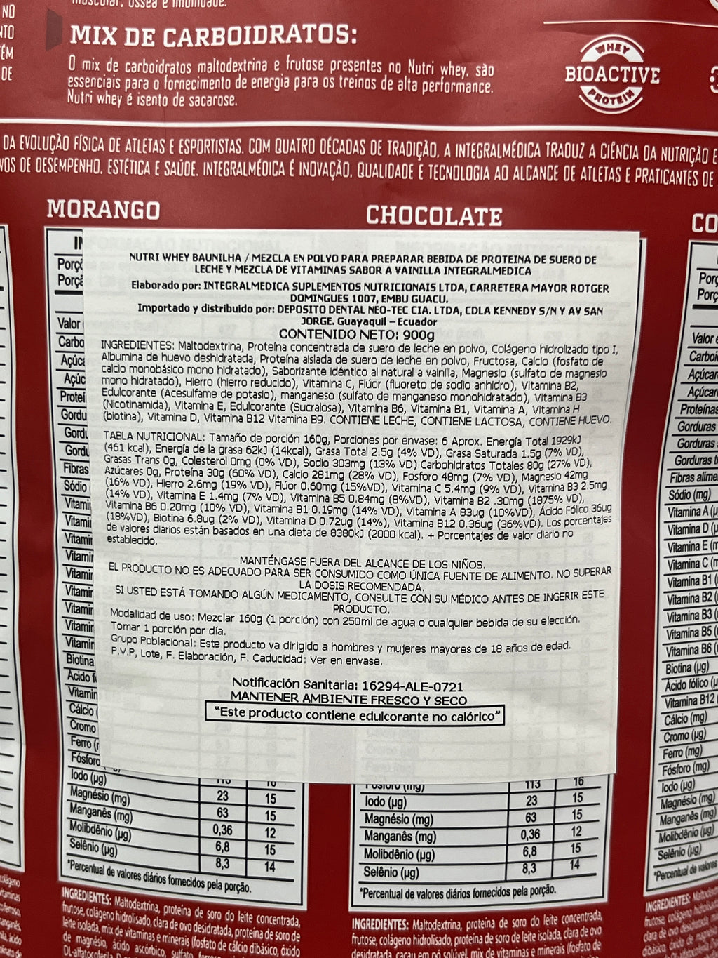 Nutri Whey Integralmédica (900g)