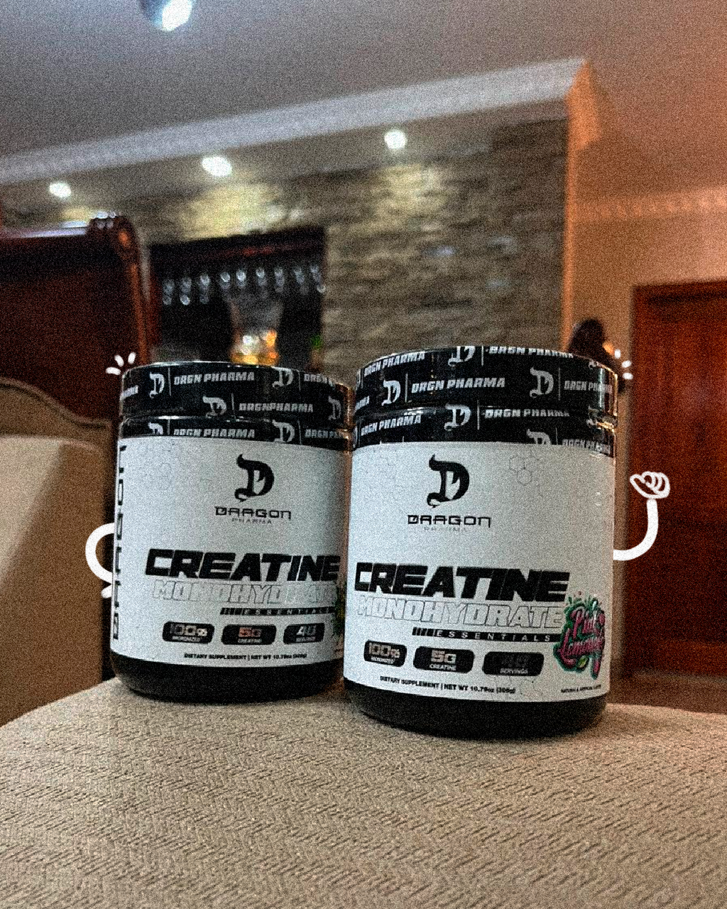 Mr. Veinz (380g) + Creatina Saborizada DragonPharma (306g)
