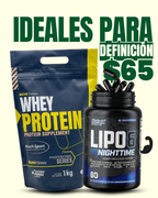 Whey HochSport (1kg) + Lipo 6 Nightime (60 Caps)